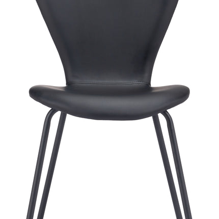 Torlo Dining Chair (Set of 2) Black Chairs [TriadCommerceInc]   