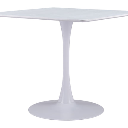 Molly Dining Table White Tables TriadCommerceInc   