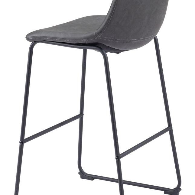 Smart Barstool (Set of 2) Charcoal Barstools TriadCommerceInc   