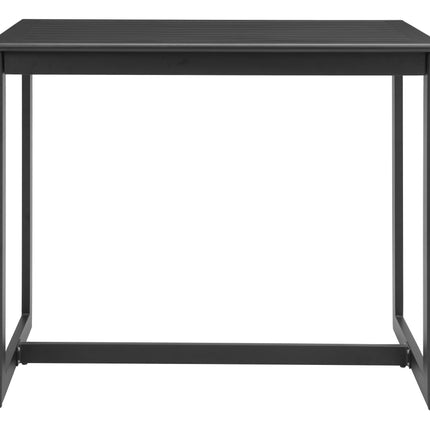 Midnight Wave Bar Table Black Tables TriadCommerceInc   