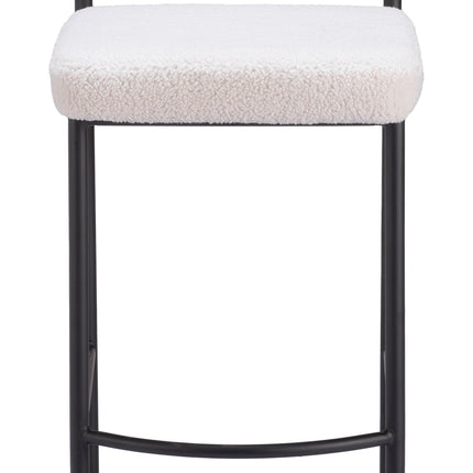 Livorno Barstool (Set of 2) Ivory Barstools [TriadCommerceInc]   