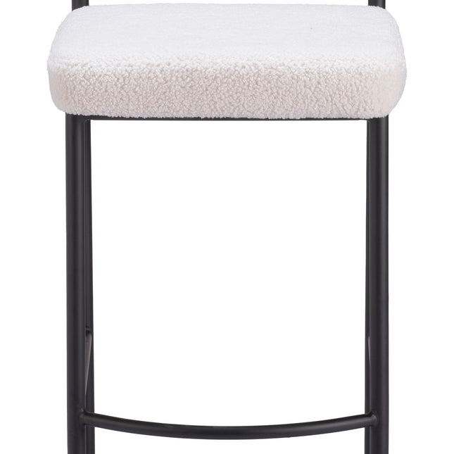 Livorno Barstool (Set of 2) Ivory Barstools TriadCommerceInc   