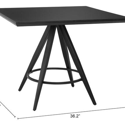 Tinos Dining Table Black Tables TriadCommerceInc   