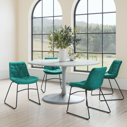 Tammy Dining Chair (Set of 2) Green Chairs [TriadCommerceInc]   