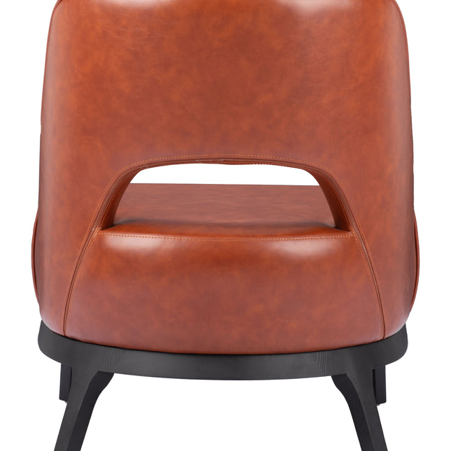 Mistley Accent Chair Brown Chairs TriadCommerceInc   