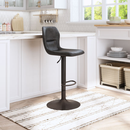 Vital Barstool Vintage Black & Dark Bronze Barstools [TriadCommerceInc]   