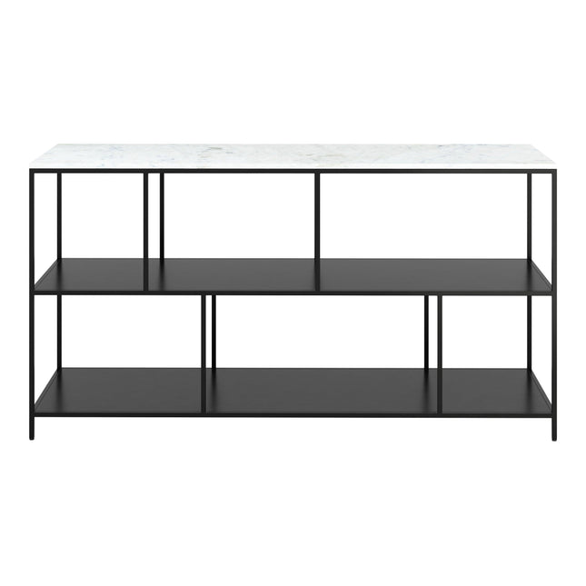Singularity Console Table White & Black Console Tables [TriadCommerceInc]   