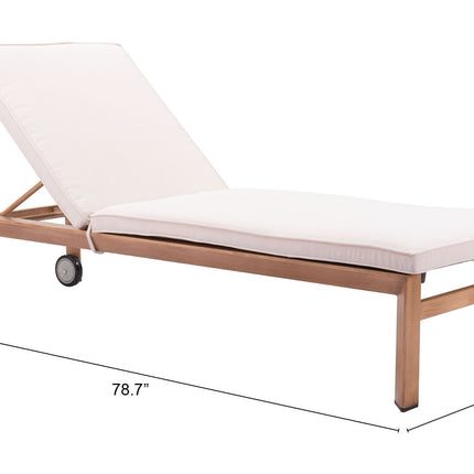 Cozumel Lounge Chair Beige & Natural Seating TriadCommerceInc   