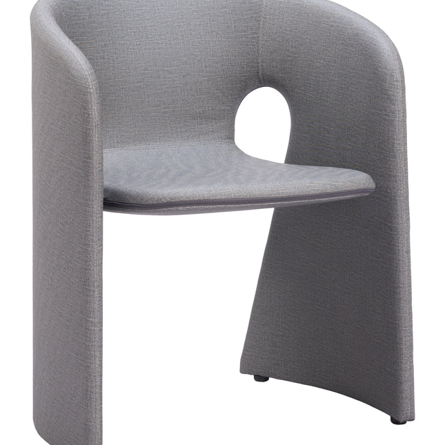 Rosyth Dining Chair Slate Gray Chairs TriadCommerceInc   