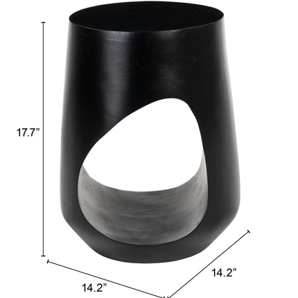 Tilk Side Table Black Side Tables [TriadCommerceInc]   