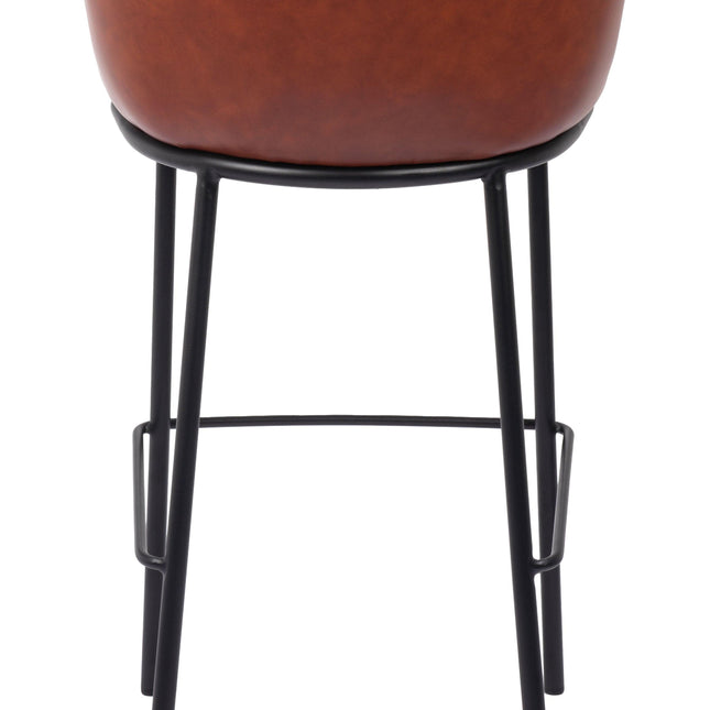 Garston Barstool Brown Barstools TriadCommerceInc   