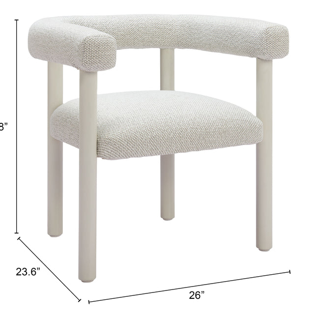 Sunbath Dining Chair (Set of 2) White Seating TriadCommerceInc   