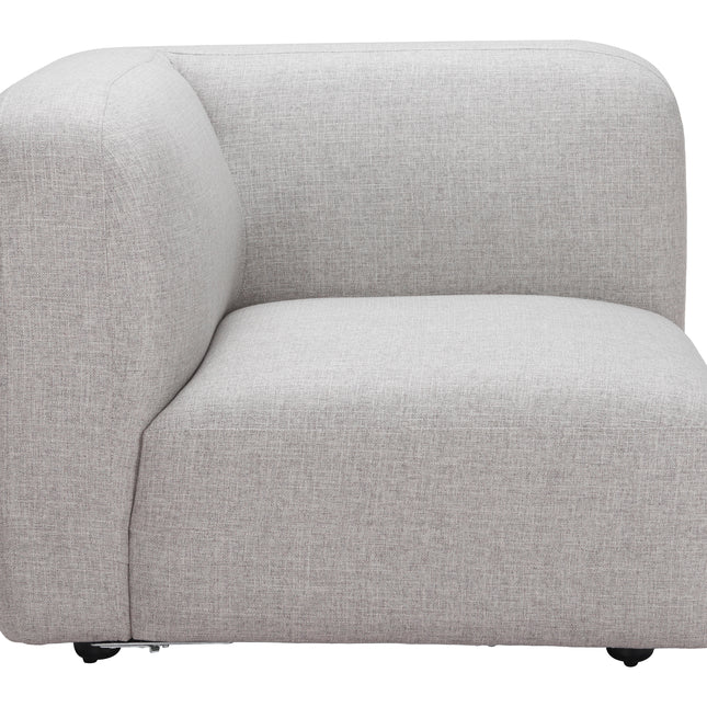 Biak Corner Chair Gray Sofas TriadCommerceInc   