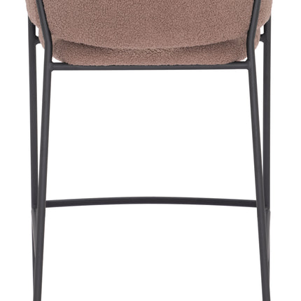 Marcel Barstool (Set of 2) Brown Barstools TriadCommerceInc   