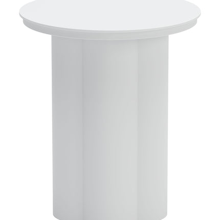 Kogur Side Table White Tables TriadCommerceInc   