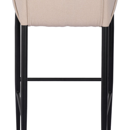 Andover Barstool Beige Barstools TriadCommerceInc   