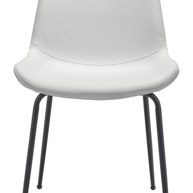 Byron Dining Chair (Set of 2) White Chairs TriadCommerceInc   