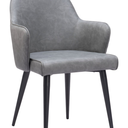 Silloth Dining Chair Gray Chairs TriadCommerceInc   