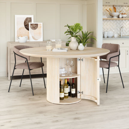 Izola Dining Table Natural Tables TriadCommerceInc   