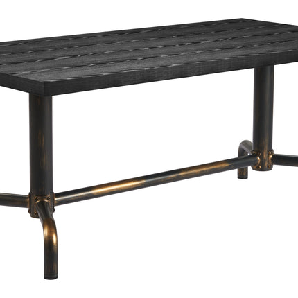 Neum Dining Table Black Tables TriadCommerceInc   