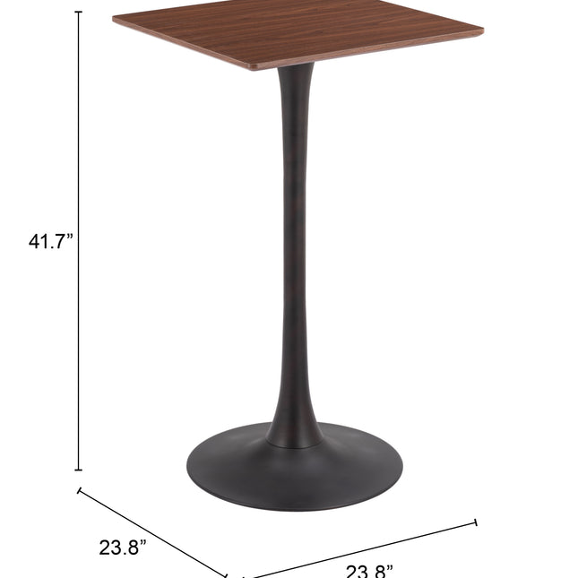 Valleta Bar Table Brown Tables TriadCommerceInc   