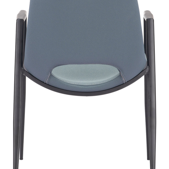 Desi Dining Chair (Set of 2) Blue Chairs TriadCommerceInc   