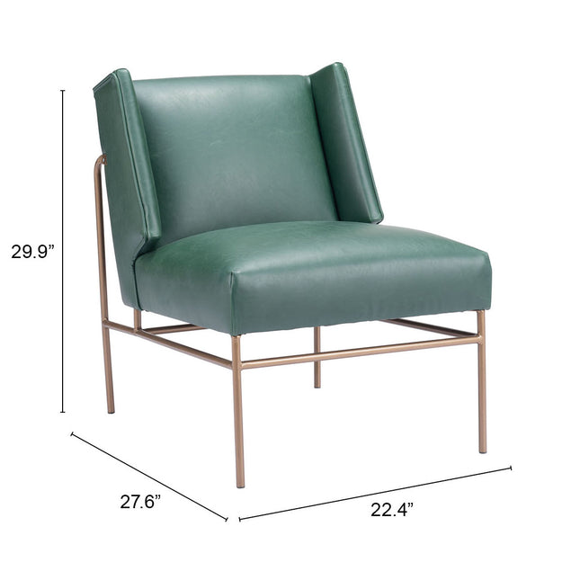 Atlanta Accent Chair Green Chairs TriadCommerceInc   