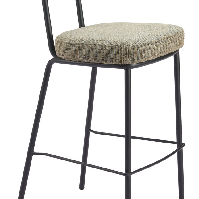 Kede Barstool Green Tweed Barstools TriadCommerceInc Default Title  