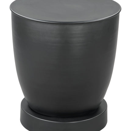 Baku Side Table Black Side Tables TriadCommerceInc   