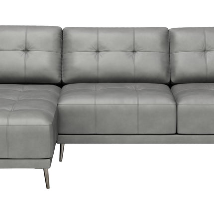 Bliss LAF Chaise Sectional Gray Sofas TriadCommerceInc   