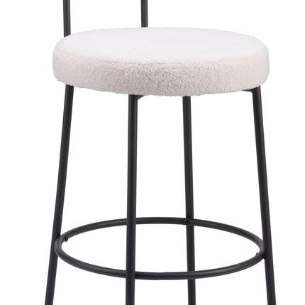 Blanca Barstool (Set of 2) Ivory Barstools TriadCommerceInc Default Title  