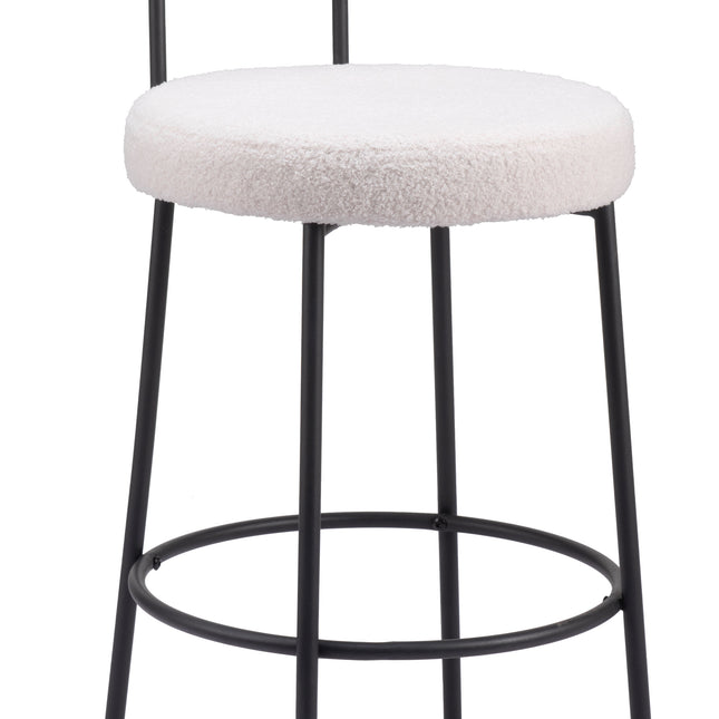 Blanca Barstool (Set of 2) Ivory Barstools TriadCommerceInc Default Title  