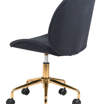 Miles Office Chair Black Chairs TriadCommerceInc   