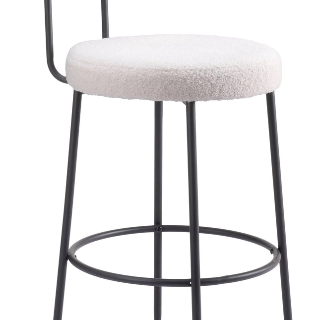 Blanca Barstool (Set of 2) Ivory Barstools TriadCommerceInc   