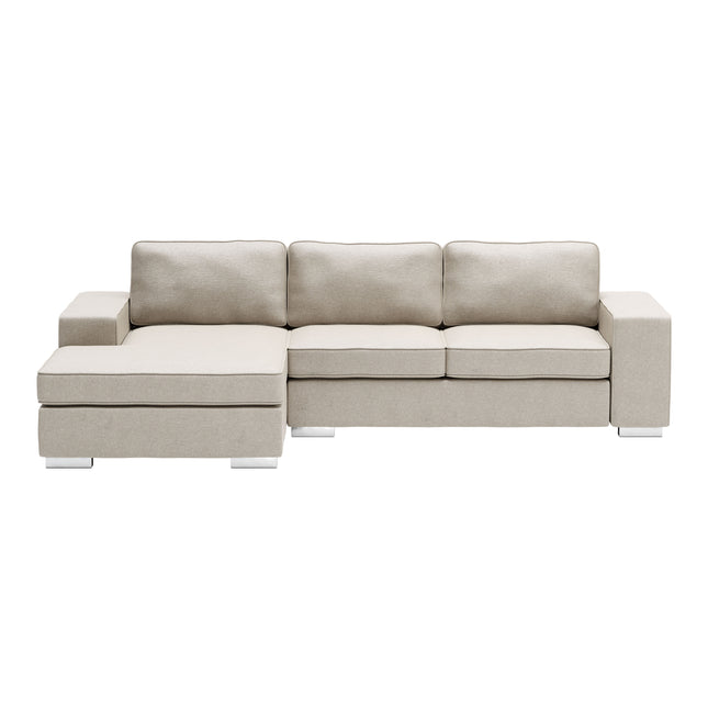 Brickell Sectional Beige Sofas [TriadCommerceInc]   