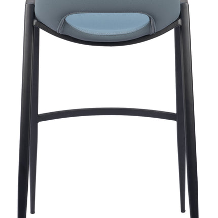 Desi Barstool (Set of 2) Blue Barstools TriadCommerceInc   