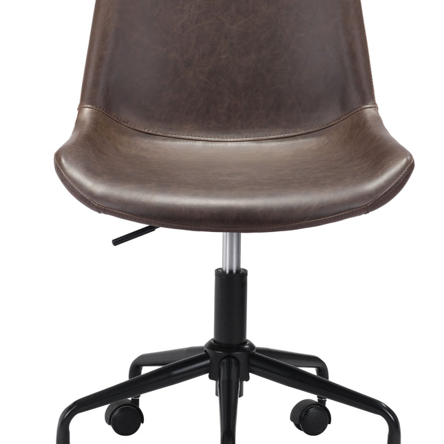 Byron Office Chair Brown Chairs TriadCommerceInc   