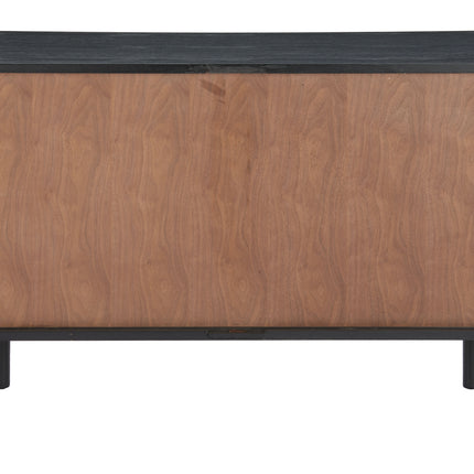 Koriana Sideboard Black & Walnut Storage [TriadCommerceInc]   