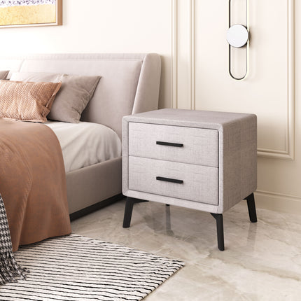 Halle Side Table Gray Side Tables TriadCommerceInc   