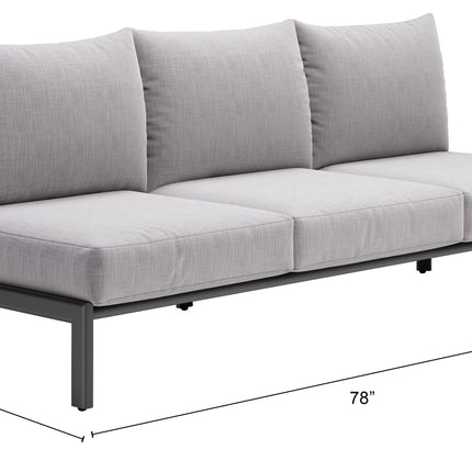 Horizon Sofa Gray Seating TriadCommerceInc   