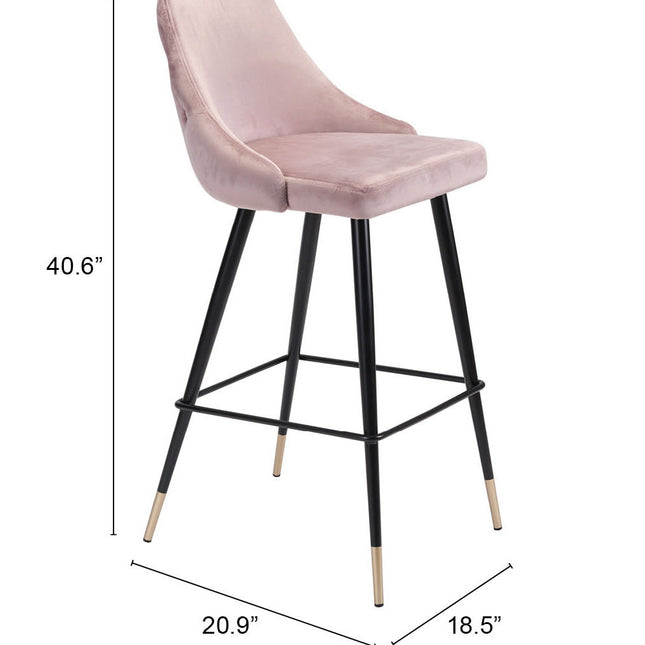 Piccolo Barstool Pink Barstools TriadCommerceInc   