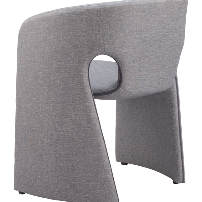 Rosyth Dining Chair Slate Gray Chairs TriadCommerceInc   