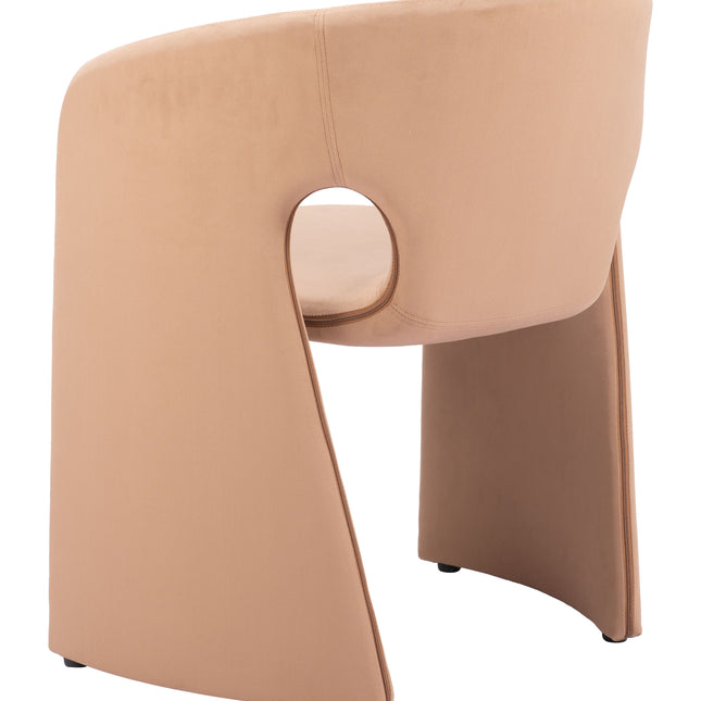 Rosyth Dining Chair Tan Chairs TriadCommerceInc   