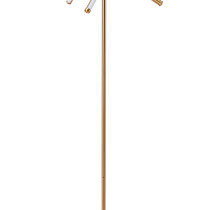 Garza Floor Lamp Brass Floor Lamps TriadCommerceInc   