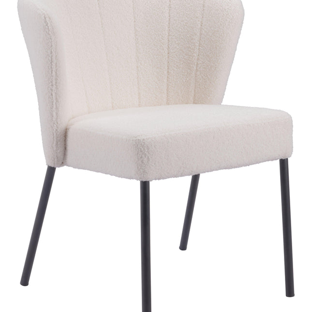 Aimee Dining Chair (Set of 2) Cream Chairs TriadCommerceInc   