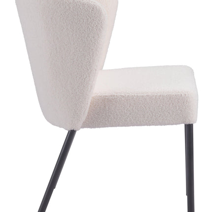 Aimee Dining Chair (Set of 2) Cream Chairs [TriadCommerceInc]   