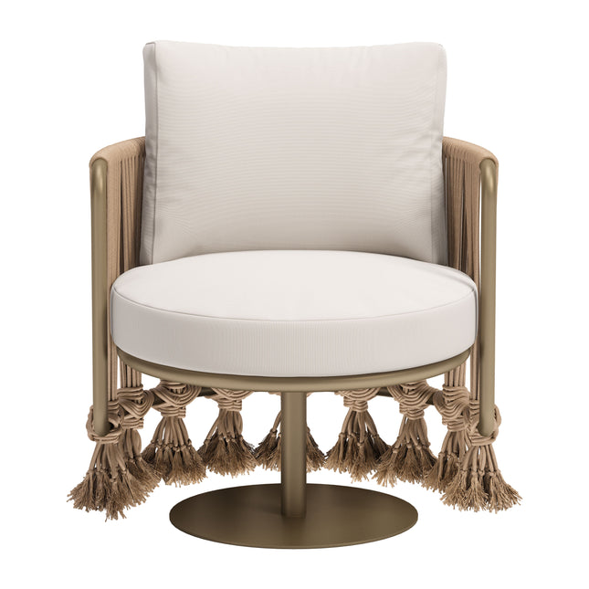 Uzel Accent Chair White Seating [TriadCommerceInc]   
