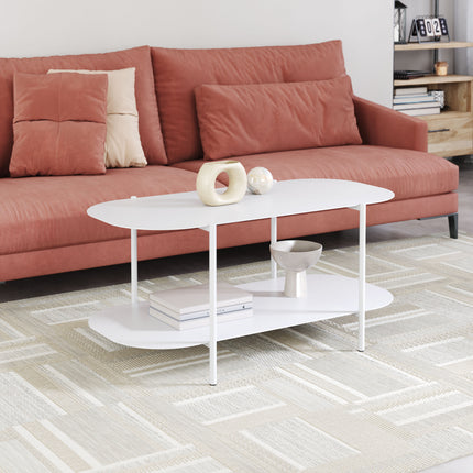 Pullman Coffee Table White Coffee Tables TriadCommerceInc   