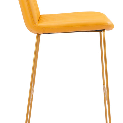 Mode Barstool (Set of 2) Yellow Barstools [TriadCommerceInc]   