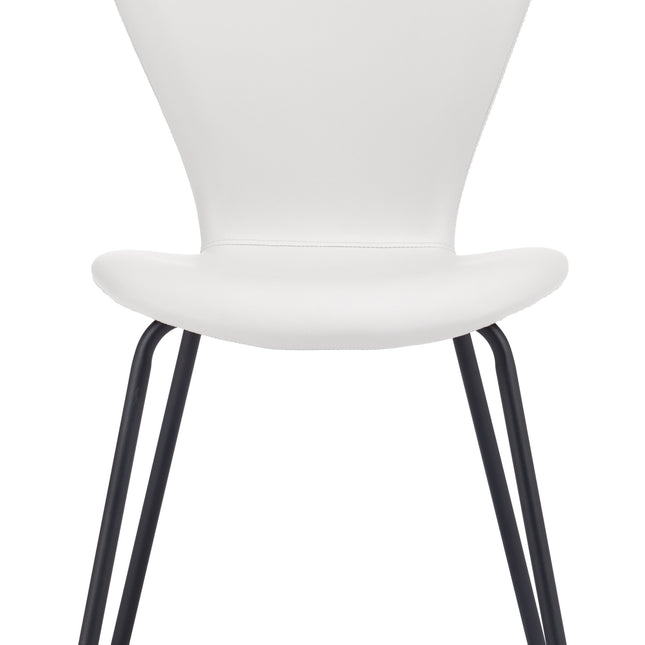 Torlo Dining Chair (Set of 2) White Chairs TriadCommerceInc   